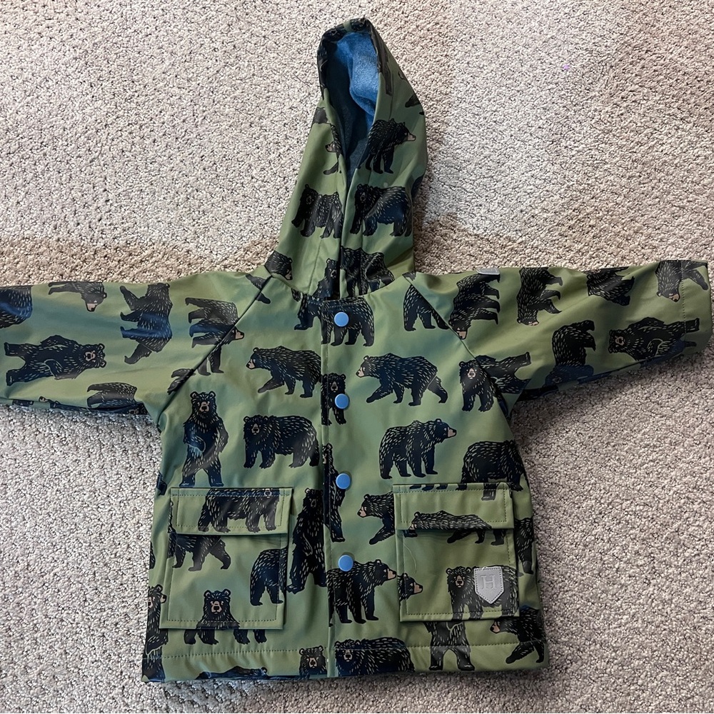 Hatley Bear Print Hooded Jacket